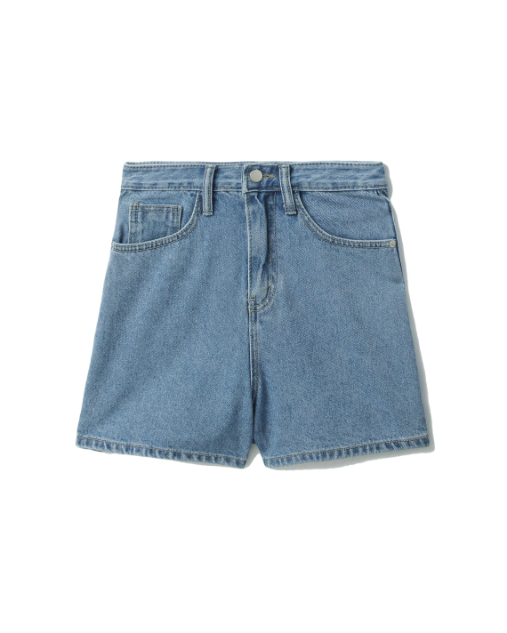 ZERO STREET High-waisted denim shorts