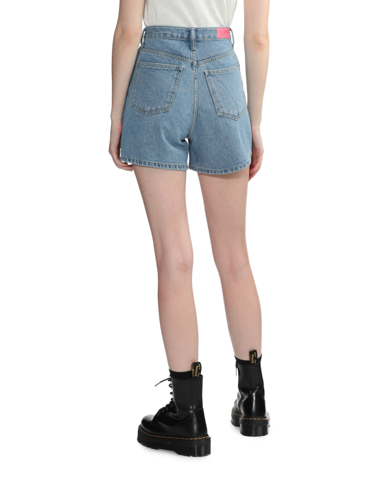 ZERO STREET High-waisted denim shorts
