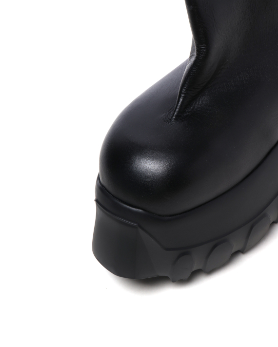 RICK OWENS Flared mega tractor boots