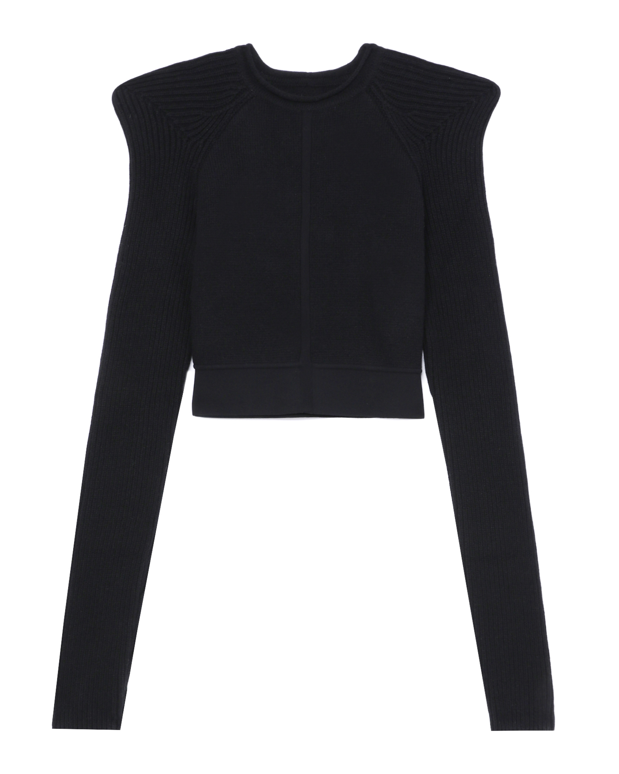 RICK OWENS Tec pull cropped knit | ITeSHOP