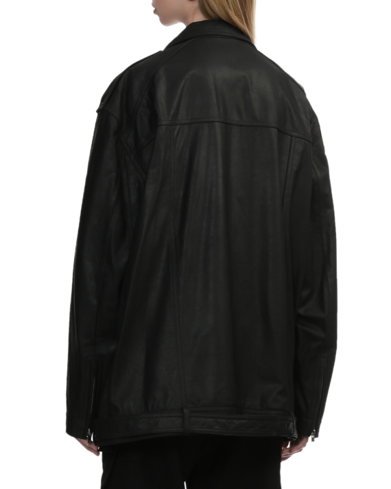 RICK OWENS Leather biker jacket