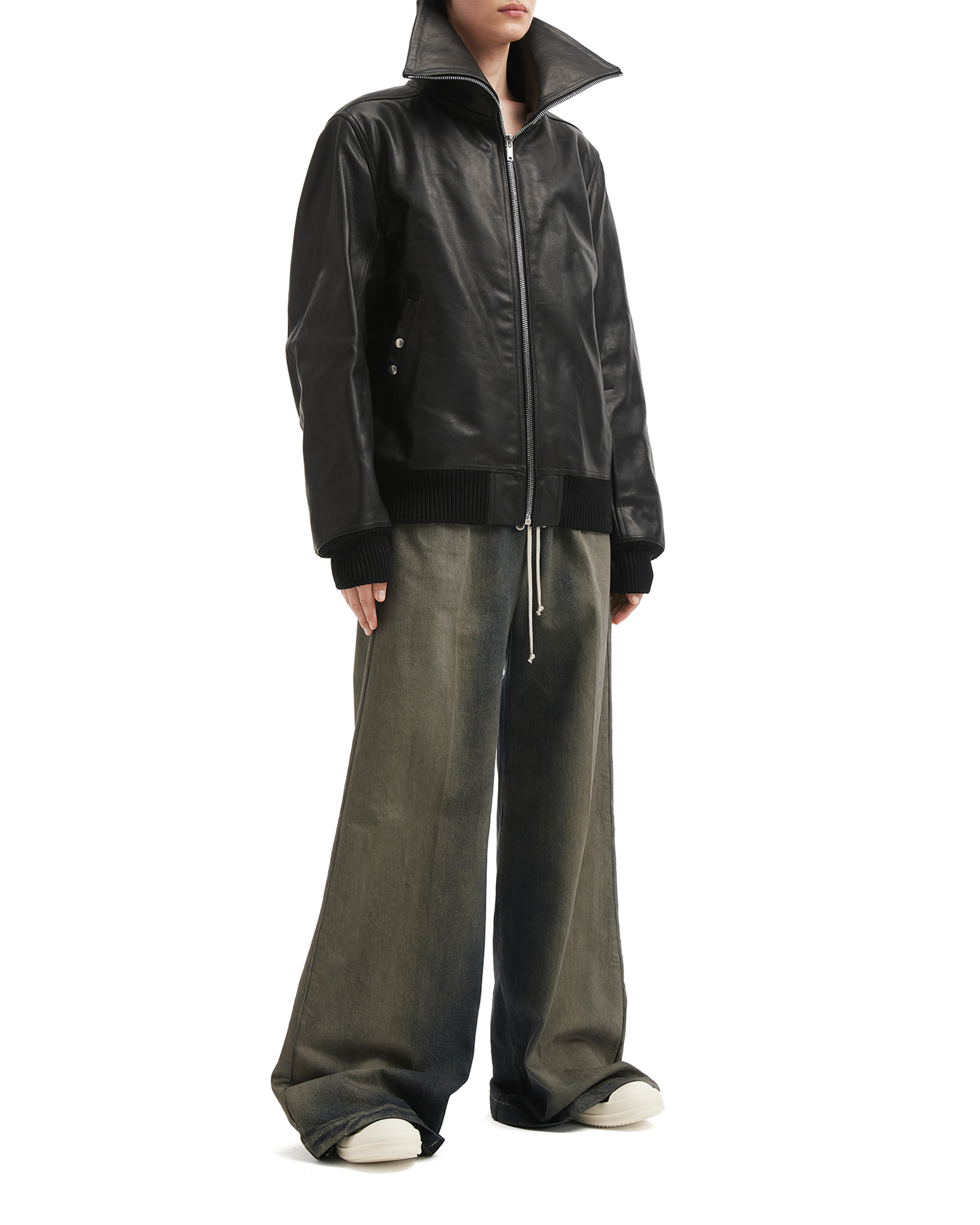 RICK OWENS Blixa dracucollar jacket | ITeSHOP