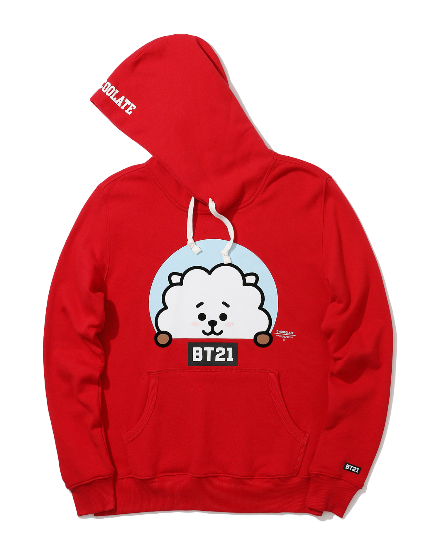 bt21 character hoodie