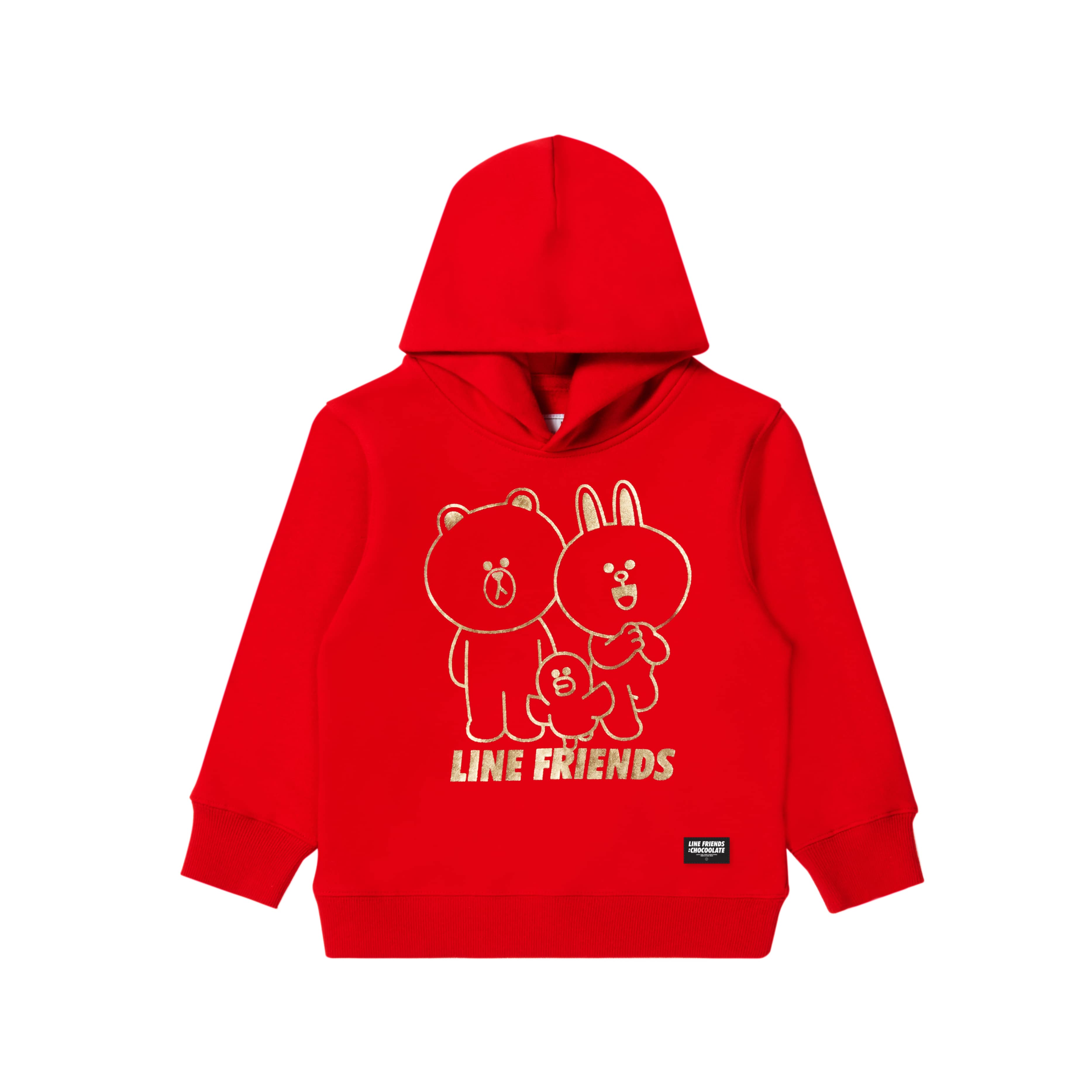 red friends hoodie